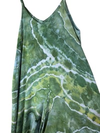 Image 5 of L Woven Wide-Leg Jumpsuit with Pockets in Verdant Geode Ice Dye