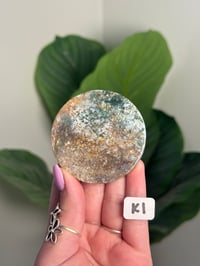 Image 11 of CHOOSE YOUR OWN MOSS AGATE DISK -INDIA- LOT 1