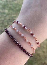 Image 1 of Garnet and Moonstone