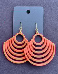 boho dangles salmon