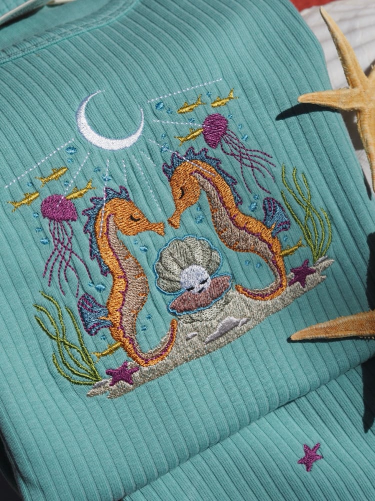 Image of Belle & Bee Collaboration - Seaglass short sleeve tshirt