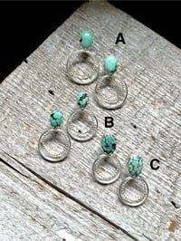 Image 1 of Turquoise Blossom Earrings