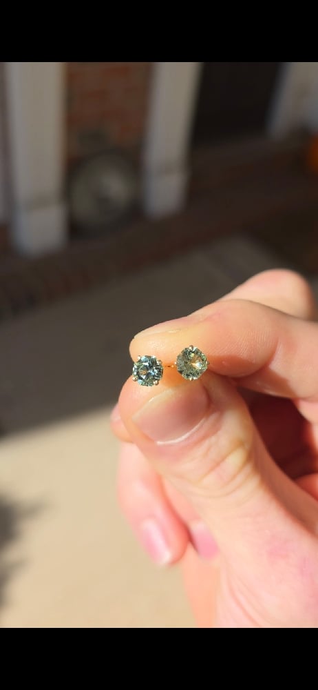 Image of Gemstone earings 