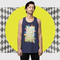 Image 8 of Glitter Glue Men’s premium tank top