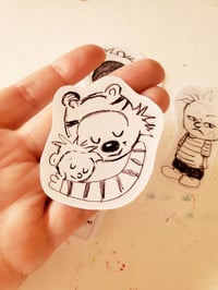 Image 4 of Calvin and Hobbes stickers 