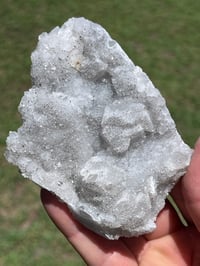 Image 10 of Druzy Quartz With UV Calcite Specimen #2550