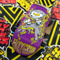 Image 2 of 35mm Popsicle (Knight Mold) "Don't Fear the Reaper" Real Wear Graphic, Glow Top Ply 