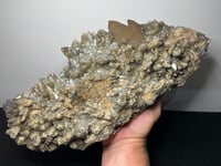 Image 17 of Quartz, Limonite, Chlorite, Hematite & UV Calcite Statement Cluster | Daye China #2861 