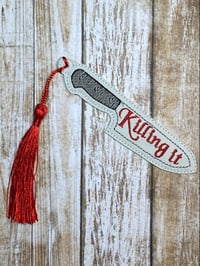Image 1 of Bookmark - 'Killing It' Knife