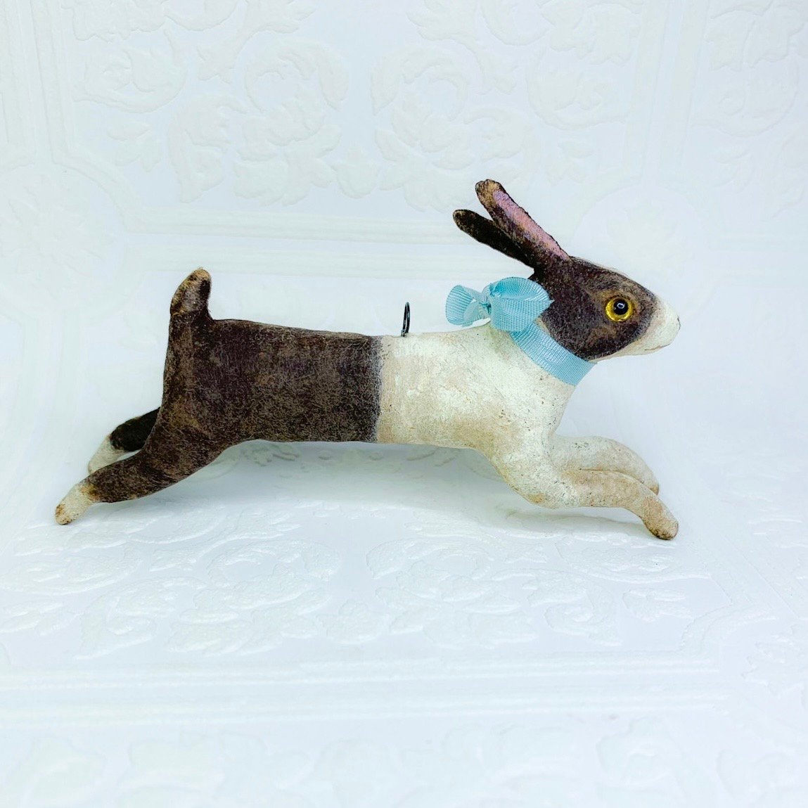 X Large Vintage Style Leaping Rabbit | Spun Cotton Ornament Co.