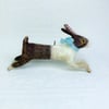 X Large Vintage Style Leaping Rabbit