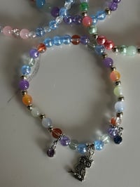 Image 5 of Sunrise Spiral Pastel Owl Tumbler Bracelet Stack
