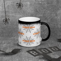 Image 2 of Spooky Bean Matte Black Magic Mug