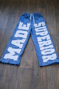 Image 4 of Madesuperior Vntg Blue Baggy Sweats