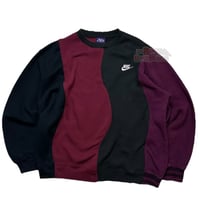 Image 1 of Nike Crewneck Colorblock Wave "TKRED" 623