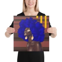 Image 2 of Canvas Print Inner Glow Brown Honey