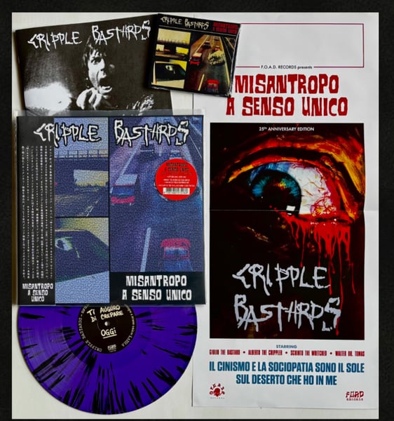 Image of Crippled Bastards- Misantropo A Senso Unico