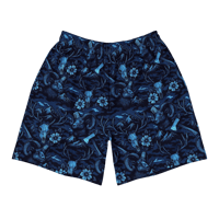 Image 1 of Ocean Camo Unisex Athletic Shorts
