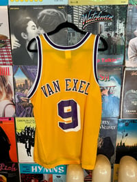 Image 2 of 90s Lakers Van Exel Jersey Large