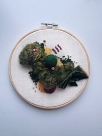 Image 5 of Forest Mushroom Fiber Art Pack | Weaving, Earrings & Embroidery Set