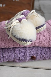 Image 2 of Wool Booties-6-12 months - Handmade in Ireland