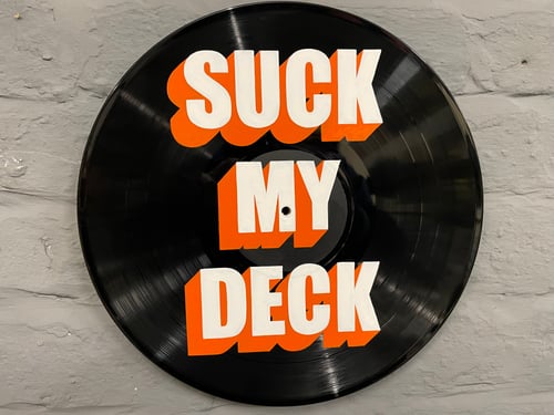 Image of Suck My Deck 12 Inch Vinyl Orange/White