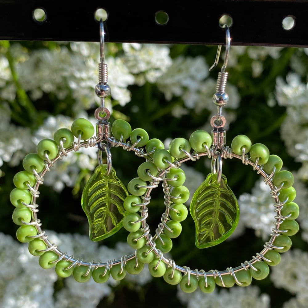Image of lush spring earrings