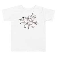 Image 1 of cat rider Toddler Short Sleeve Tee 