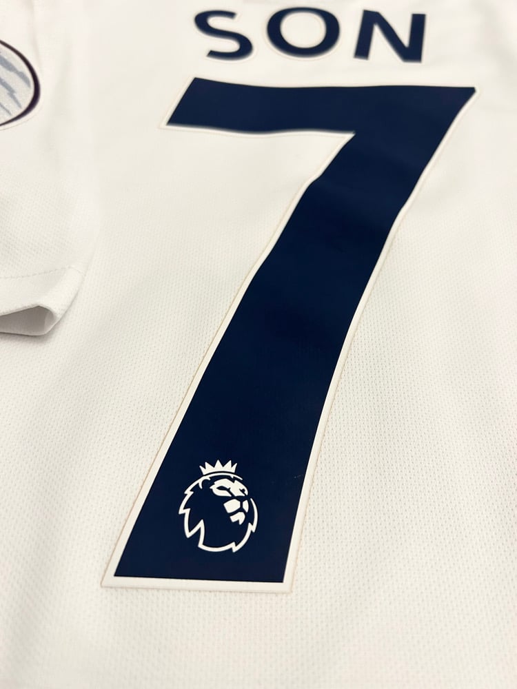 Image of Tottenham Hotspur “SON 7” 2018/19 Inaugural Home Shirt + PL patches (S)
