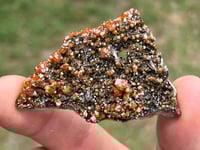 Image 5 of Vanadinite On Black Barite Specimen #2622