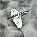 Image 4 of Small Sonora Sunrise Coffin Ring