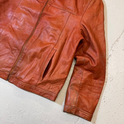 Image of 1990s Cropped Leather Jacket, Size Medium - Large