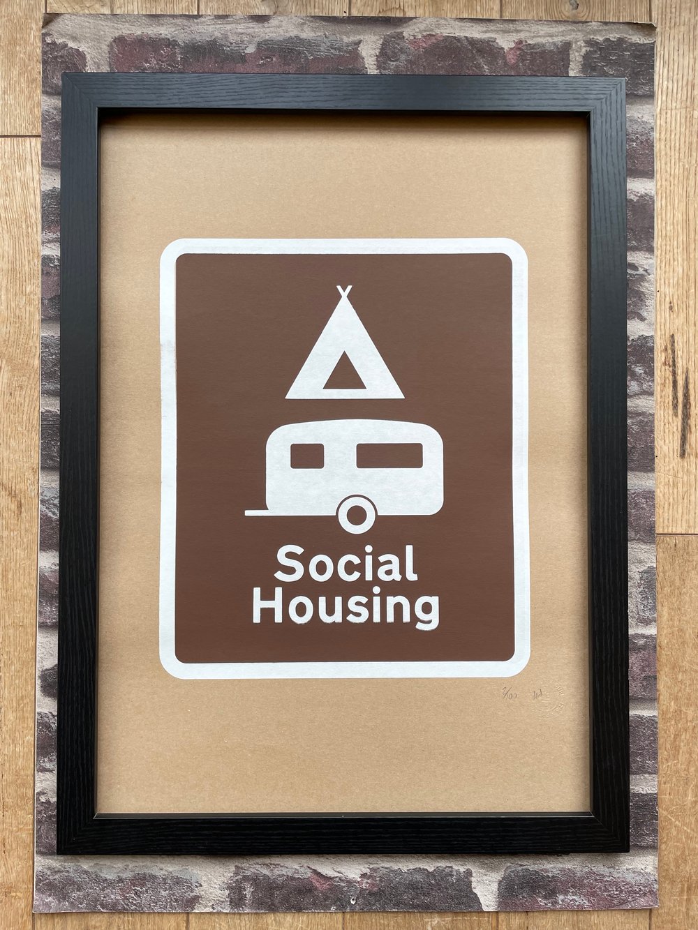 Image of SOCIAL HOUSING A2 SCREEN PRINT 