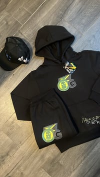 Image 3 of OG YARD- BLACK HOODED TRACKSUIT
