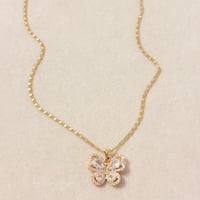 Image 2 of Bling Butterfly Necklace 