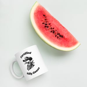 Image of Certified Silly Goose Mug (11oz) – Funny Ceramic Coffee Cup for Goose Lovers & Gift Ideas