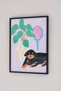 The Tennis Cavoodle Print
