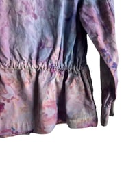 Image 6 of *IRREGULAR* S Cotton Twill Utility Jacket in Muted Watercolor Ice Dye