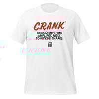 Image 1 of LOVEDCGOGO "Congo Rhythms Amplified Next to Kicks & Snares" Light Unisex Tee