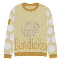 Image 1 of Golden Knitted crew neck sweater