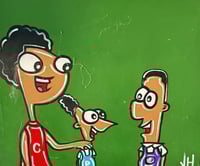 Afro Phineas Canvas