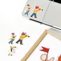 Image 4 of Duck And Mouse Vinyl STICKER