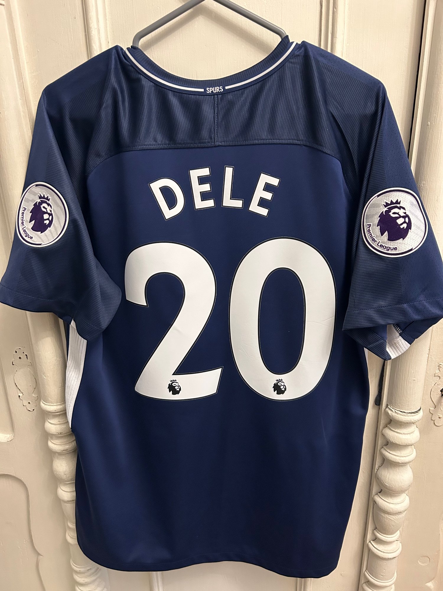 Image of  Tottenham Hotspur “DELE 20” 2017/18 Away Shirt + PL patches (L)