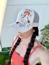 Image 3 of Boo Szn Hat & Sterling Silver Chain