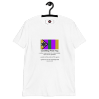 Image 1 of Gambling pride flag  Unisex T-Shirt