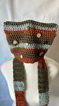 Image 3 of button up hat and scarf  