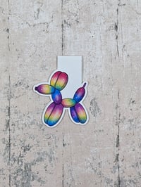 Image 4 of Rainbow Balloon Dog Magnetic Bookmark