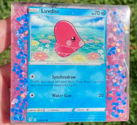 Image 2 of Luvdisc Pokémon Card Resin Coaster