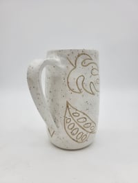 Image 2 of White Leaf Mug 