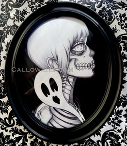 Image of Ghost baby Framed Original drawing 